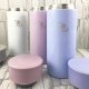 【團購商品，10個起做】NIU療癒系304輕巧保溫瓶200mL_粉紫/粉藍/珍珠白(可混色)